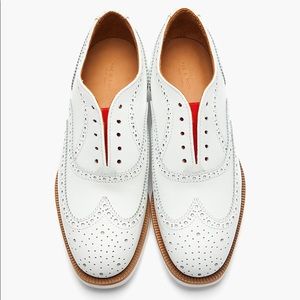 rag & bone white leather brogue Sz38